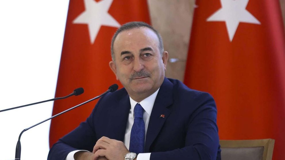 Mevlut Cavusoglu, canciller de Turqu�a y  facilitador del di�logo entre Rusia y Ucrania