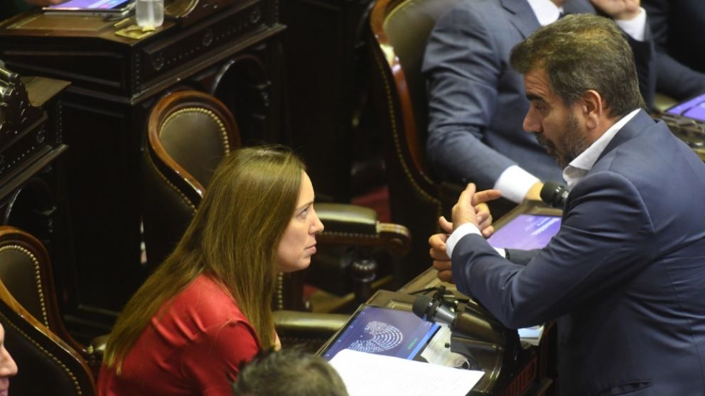 María Eugenia VIdal y Cristian Ritondo: Juntos por el Cambio aportó 11 votos a favor