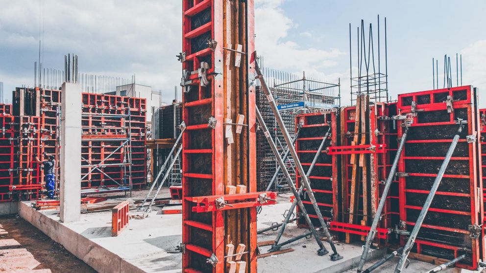 La construcci�n fue una de las actividades que creci�