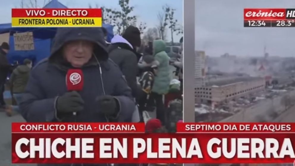 Chiche Gelblung viaja a Ucrania