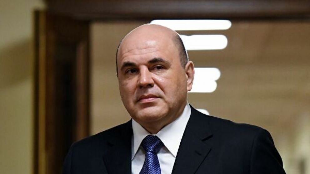 El primer ministro de Rusia, Mijaíl Mishustin