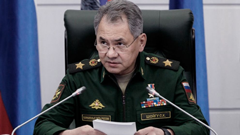 El�ministro de Defensa, Serguei Shoigu