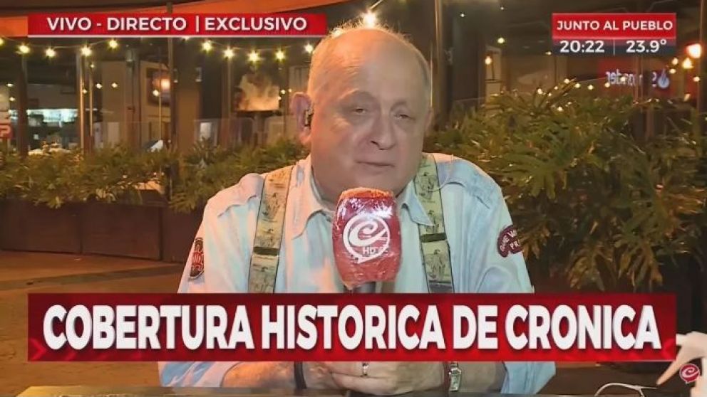 Chiche Gelblung en viaje a Ucrania: "Es mi última guerra"