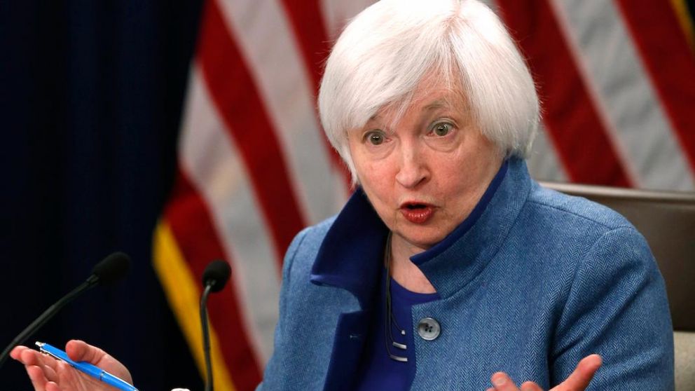 La secretaria estadounidense del Tesoro, Janet Yellen