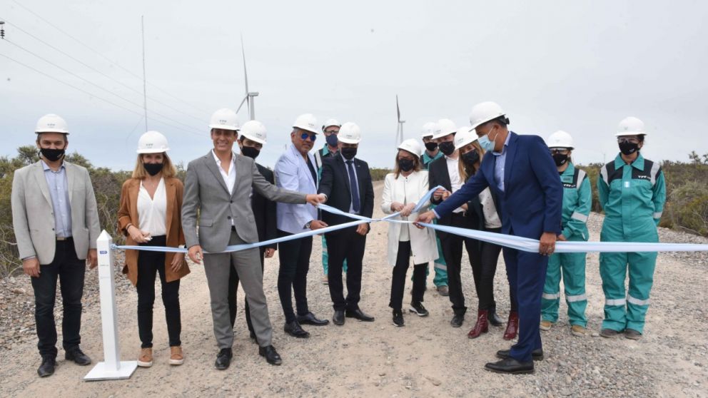 YPF Luz inauguró un Parque Eólico que produce energía para 130 mil hogares