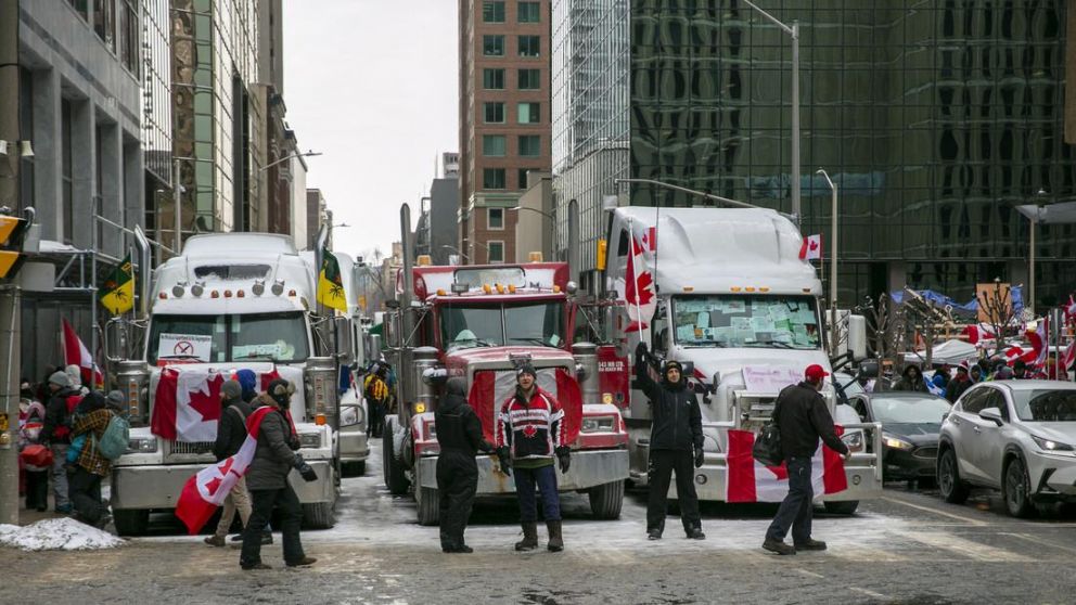 Las protestas de los camioneros se realizan hace tres semanas en varios puntos de Canad�