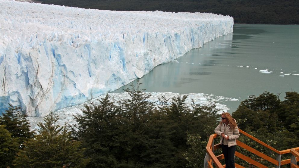 El Perito Moreno se mueve más rápido en verano