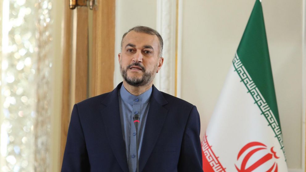El jefe de Asuntos Exteriores de Irán, Hossein Amir Abdollahian