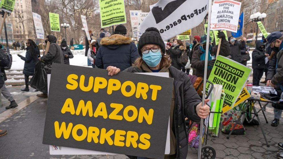 Amazon está en el ojo de la tormenta por prácticas antisindicales