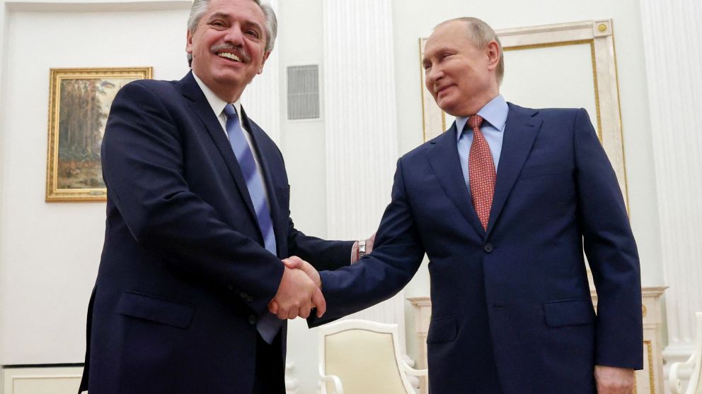 Putin y Alberto Fernández se reunieron en Rusia