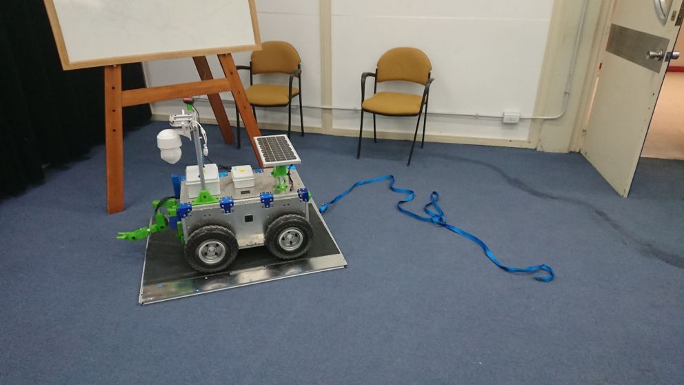 El robot es de diseño argentino