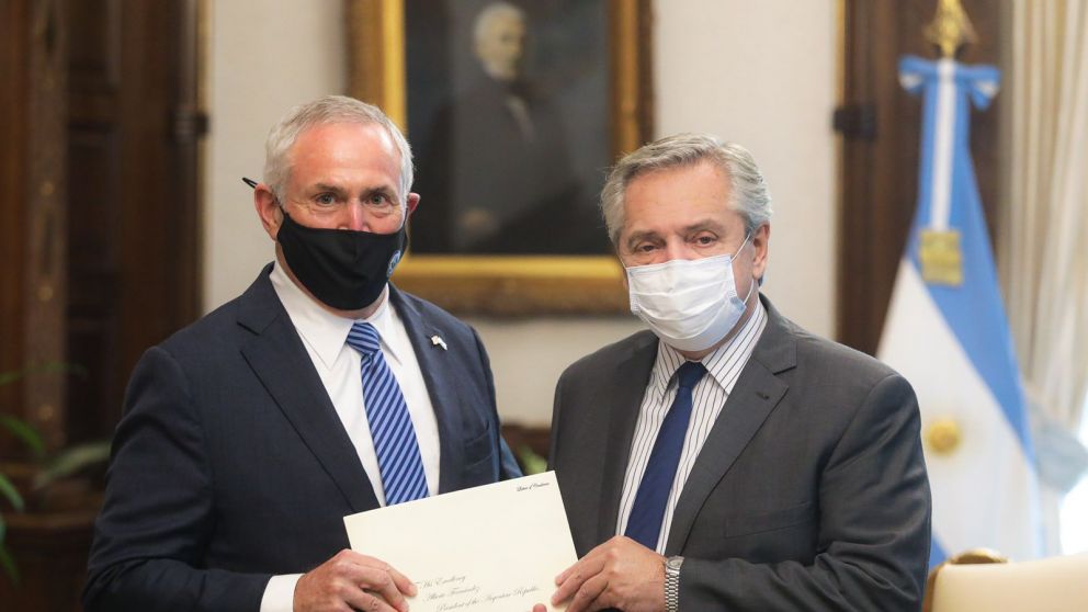 Alberto recibió las cartas credenciales del nuevo embajador de EEUU en Argentina, Marc Robert Stanley,