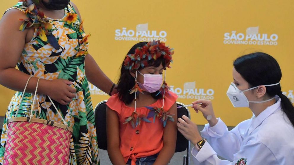 Se estima que se vacunarán unos 20 millones de niños y niñas en todo Brasil