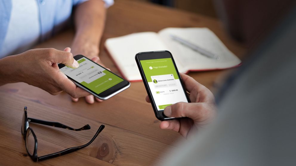 Mobile payment sent and received