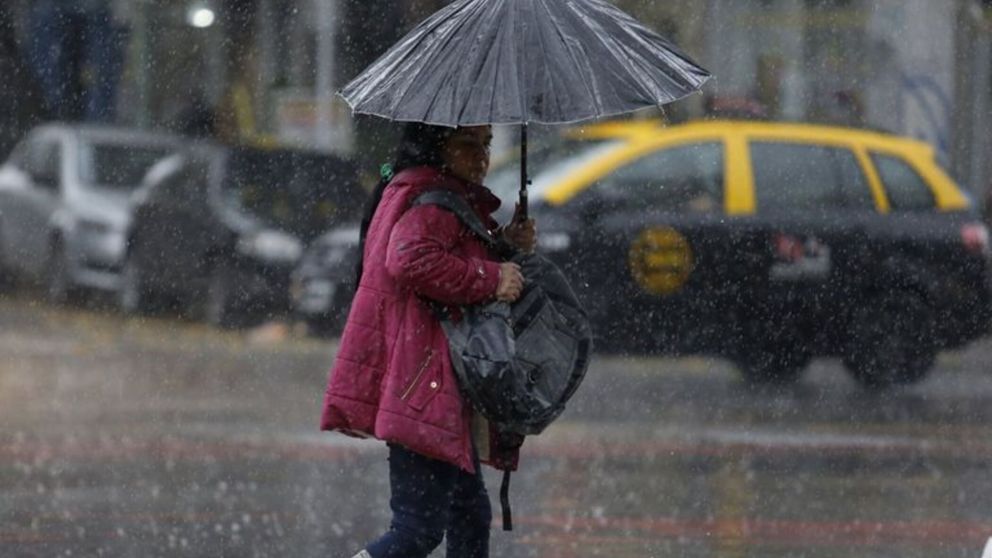 Con la llegada de las lluvias al AMBA, la temperatura quedará por debajo de los 10 C°