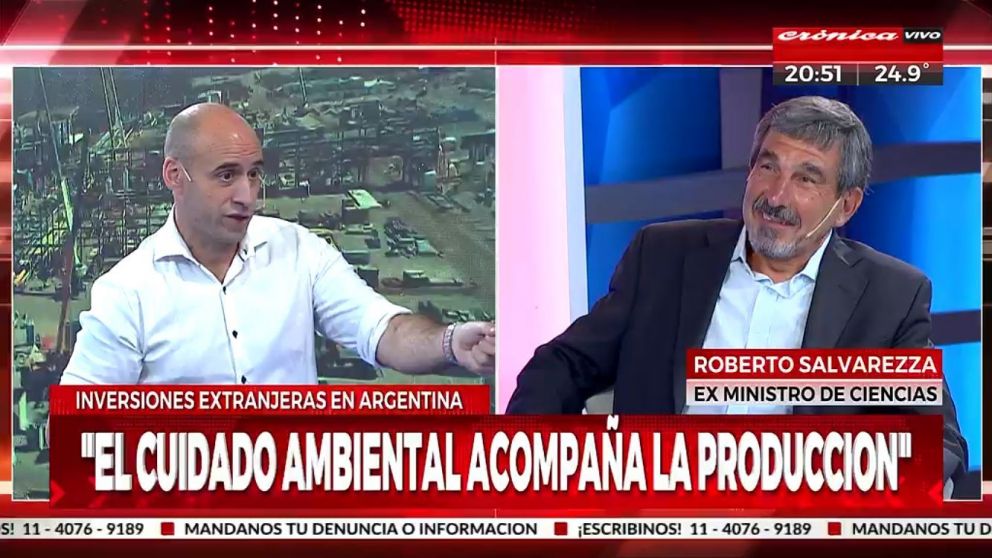 Roberto Salvarezza respaldó la producción offshore de hidrocarburos
