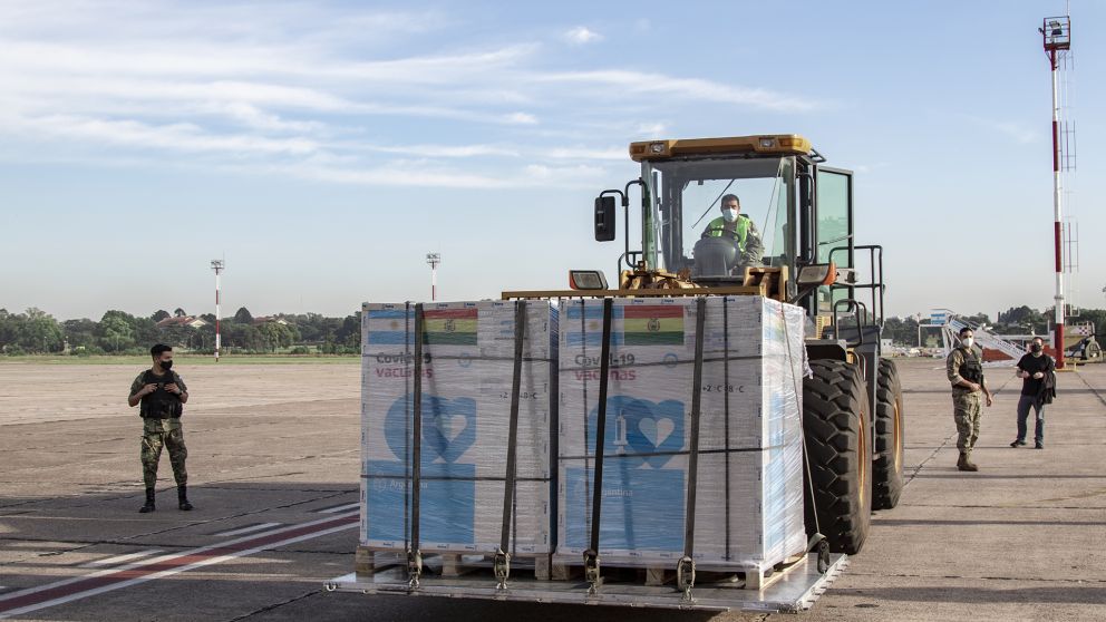 Donación de vacunas por parte de Argentina