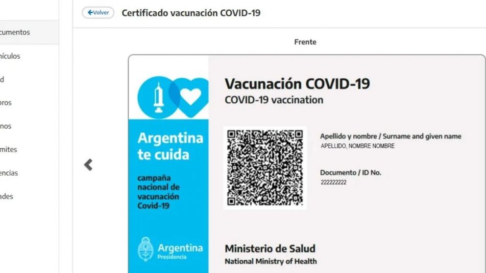 La provincia de Buenos Aires anticipó el lunes la implementación de su propio pase sanitario