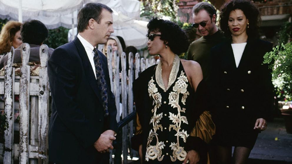 Kevin Costne y Whitney Houston en El Guardaespaldas
