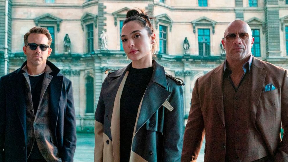 Tres estrellas con buena química en una comedia de acción. (Foto: Netflix)