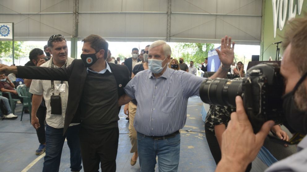 "El domingo a votar en defensa propia", coincidencias de la UOM y Kicillof en Pilar (foto Prensa UOM)