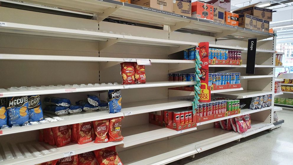 La escasez de papas fritas afecta a todo el Reino Unido