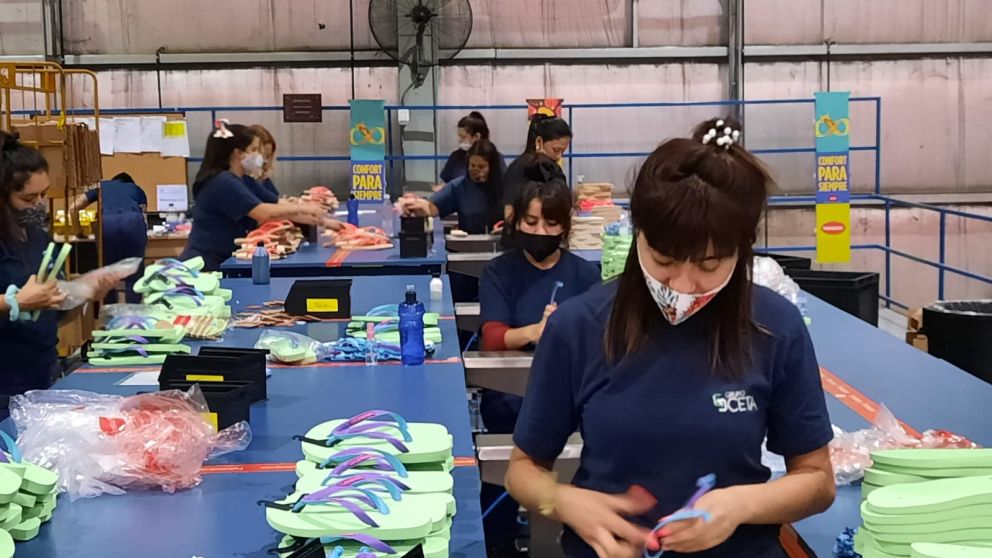 Para el proyecto de Havaianas se incorporaron sesenta personas