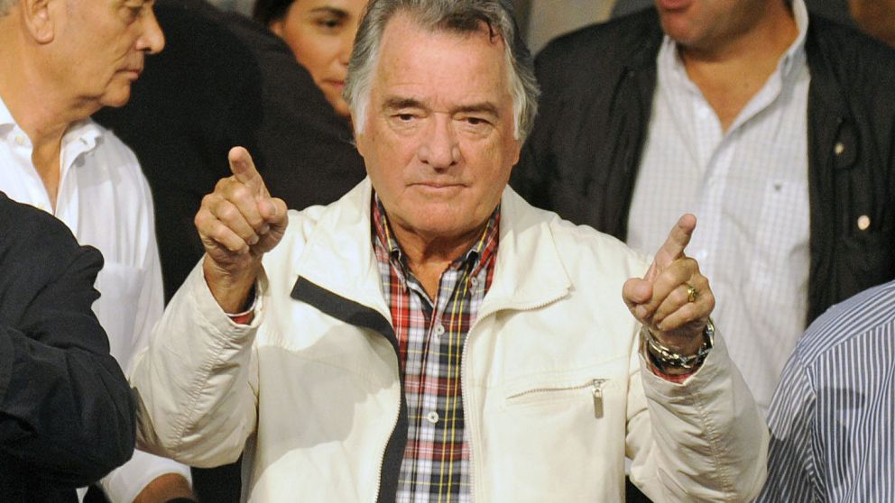 Luis Barrionuevo, líder del sindicato de Gastronómicos