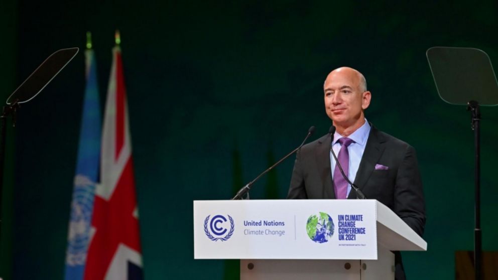 Jeff Bezos se comprometió con el cuidado de medio ambiente
