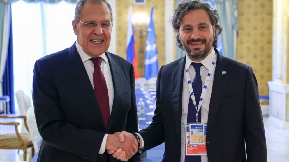 Lavrov y Cafiero, una bilateral de cancilleres en el marco del G20