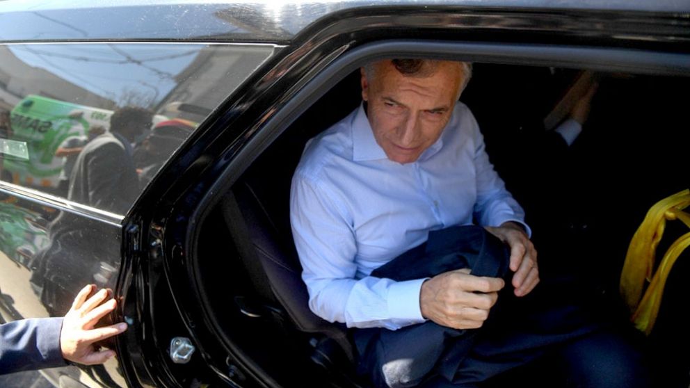 Macri concurrió el jueves por primera vez a Dolores en la tercera citación y realizó un acto antes de ingresar al tribunal
