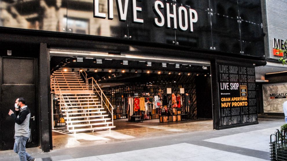 En la cuenta regresiva para inaugurar Live Shop, a mega tienda de la calle Florida