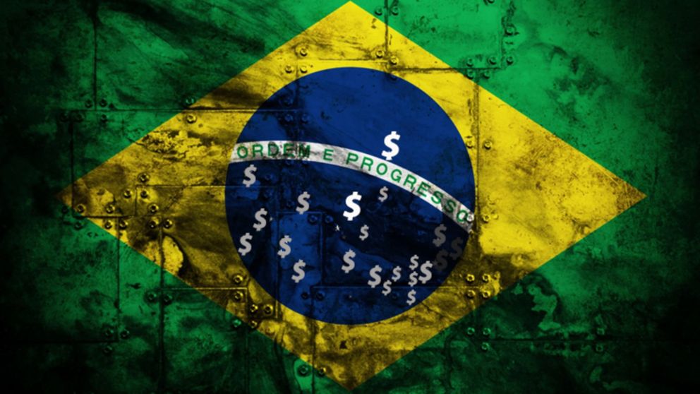 Brasil con baja en la economía