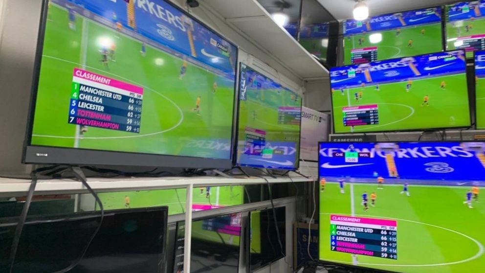 Se subastarán televisores entre otros productos (imagen ilustrativa)