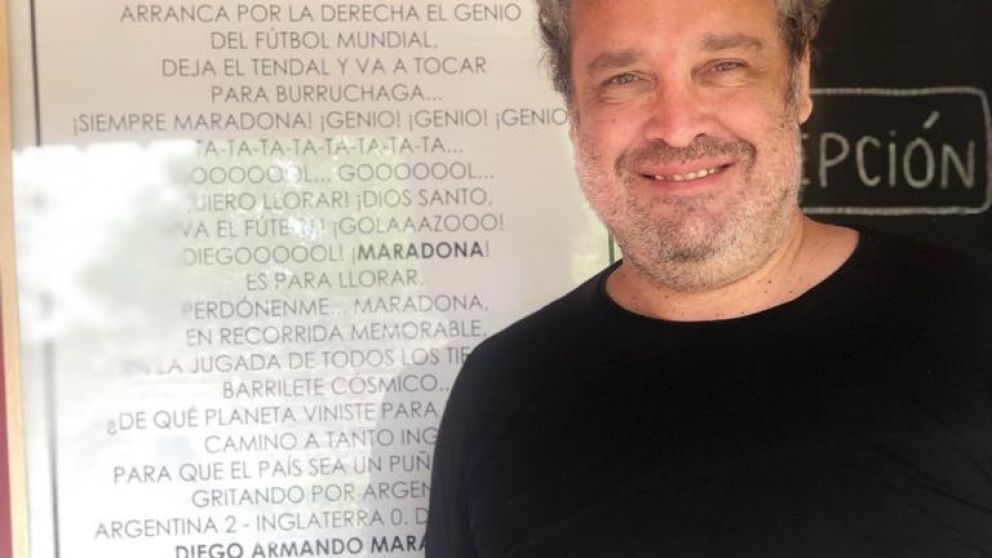 Salmerón sobre la serie de Maradona: "Nosotros tratamos de contarle al mundo qué significa él para nosotros"