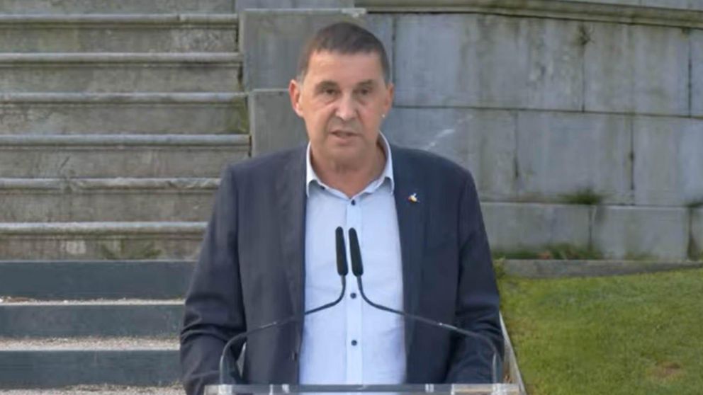 El coordinador general de la formaci�n independentista vasca EH Bildu, Arnaldo Otegi, hizo el hist�rico reconocimiento