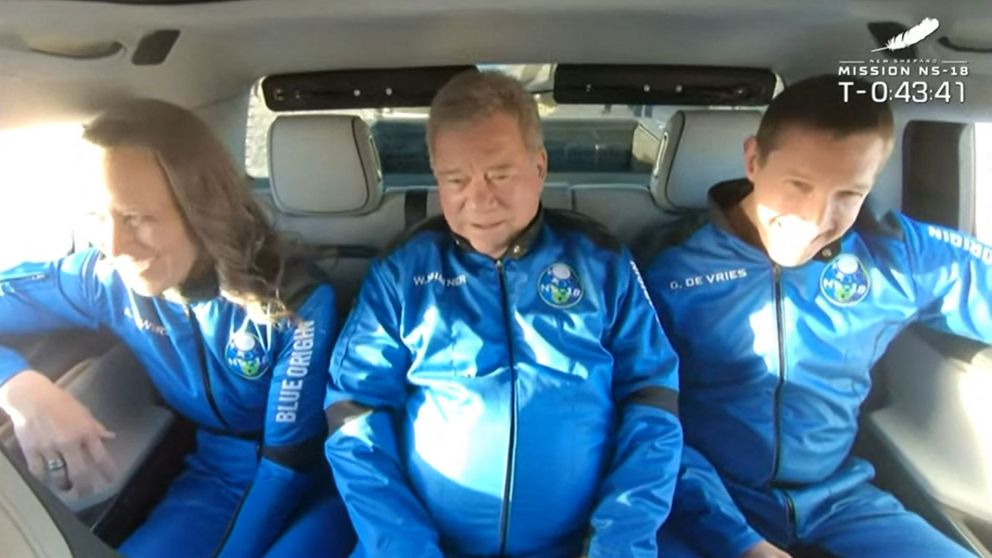William Shatner viajó de la mano de Blue Origin