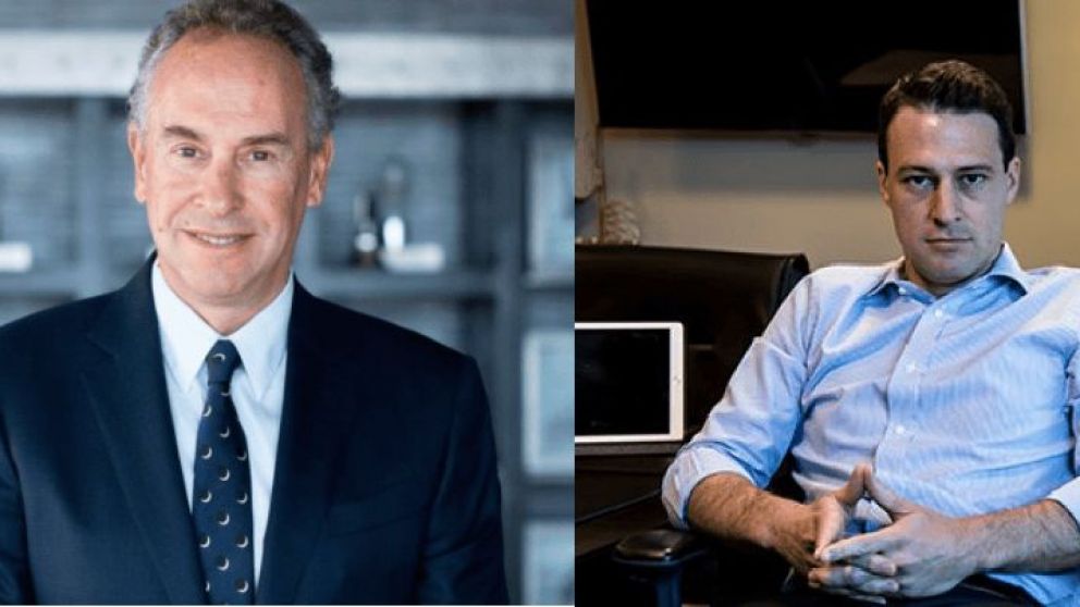 Marcelo Mindlin y Hugo Eurnekian, dos de los empresarios que estuvieron en el almuerzo con el Presidente