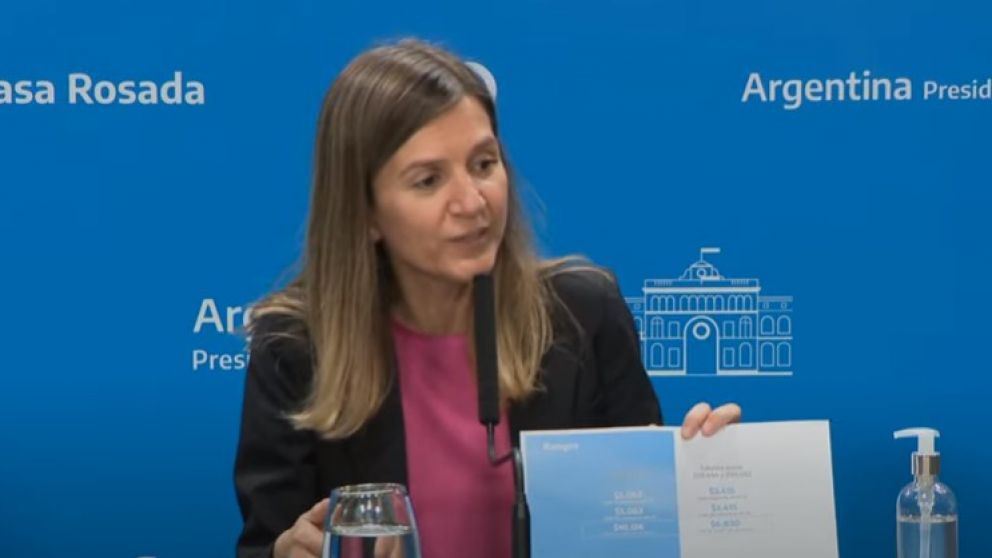 Raverta dio los detalles del nuevo plan en una conferencia de prensa en Casa Rosada