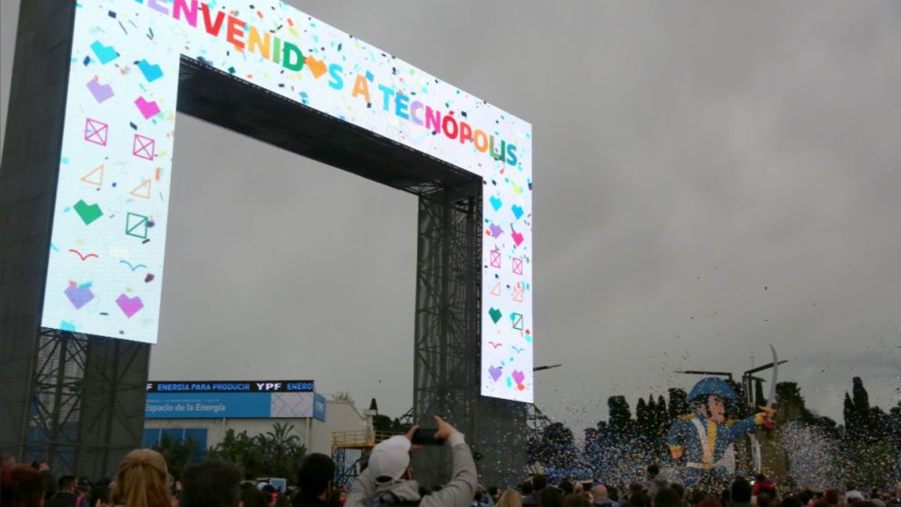 Tecnópolis: la lluvia no impidió la reapertura del parque
