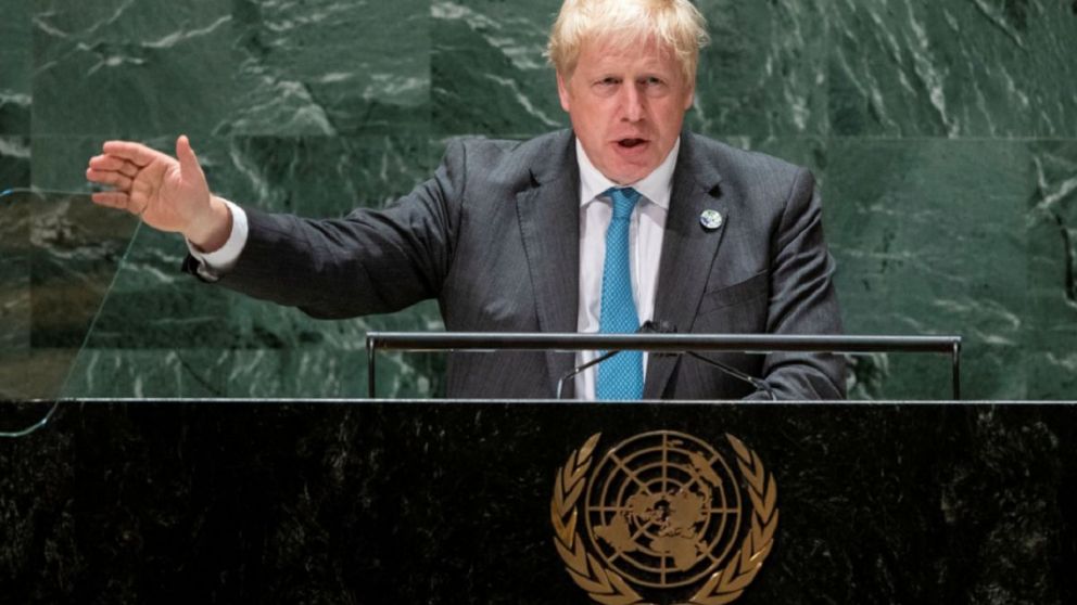 Boris Johnson en la ONU