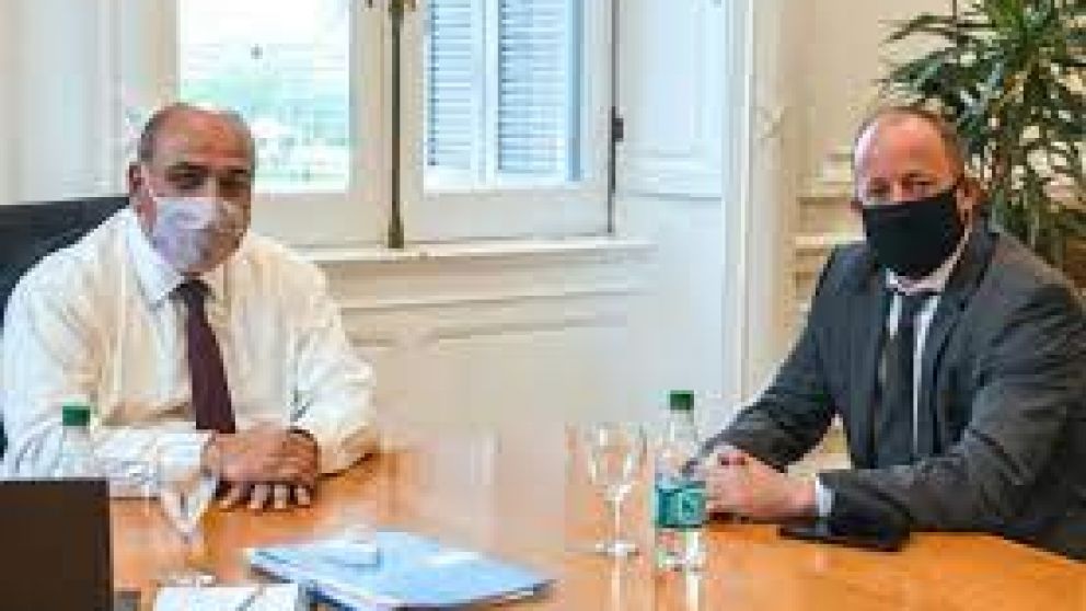 En una intensa jornada de trabajo, Manzur se reunió con Insaurralde