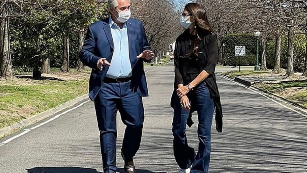 Reunión entre Alberto Fernández y Elizabeth Gómez Alcorta