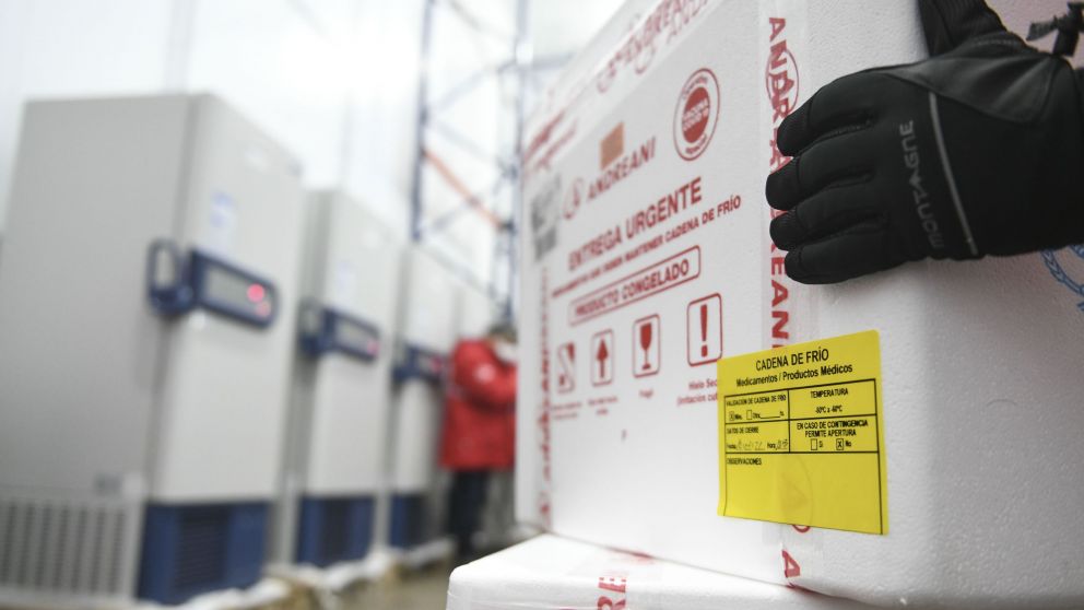 Entre hoy y el miércoles se distribuirán todas las dosis