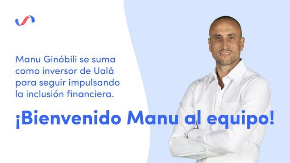 Triple de Ualá: Manu Ginóbili ingresa al unicornio local como nuevo socio inversor