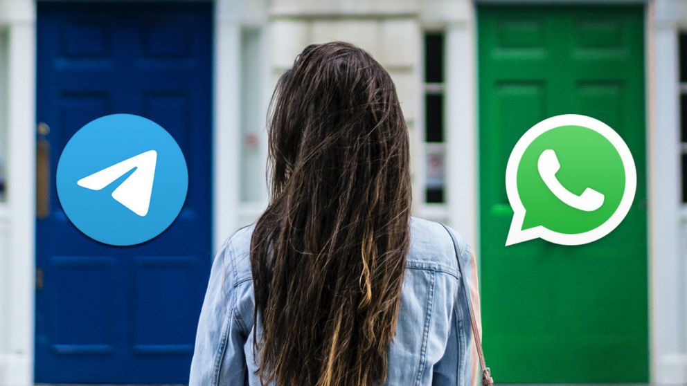 Telegram Web y whatsapp