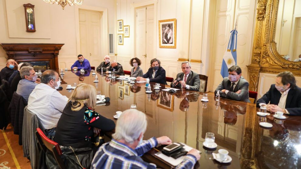 Amplia mesa de la CGT y el Gobierno, continuidad para el alineamiento proclamado en 2019
