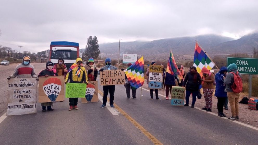 La movilización de las comunidades originarias en reclamo de las tierras