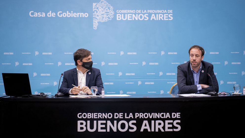 30-08-2021 Buenos Aires: El gobernador bonaerense, Axel Kicillof, anunció hoy que se consiguió la adhesión