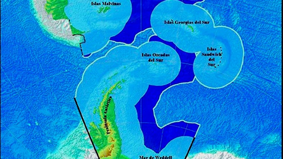 Cancillería acusó a Chile de apropiación de parte de la plataforma continental argentina